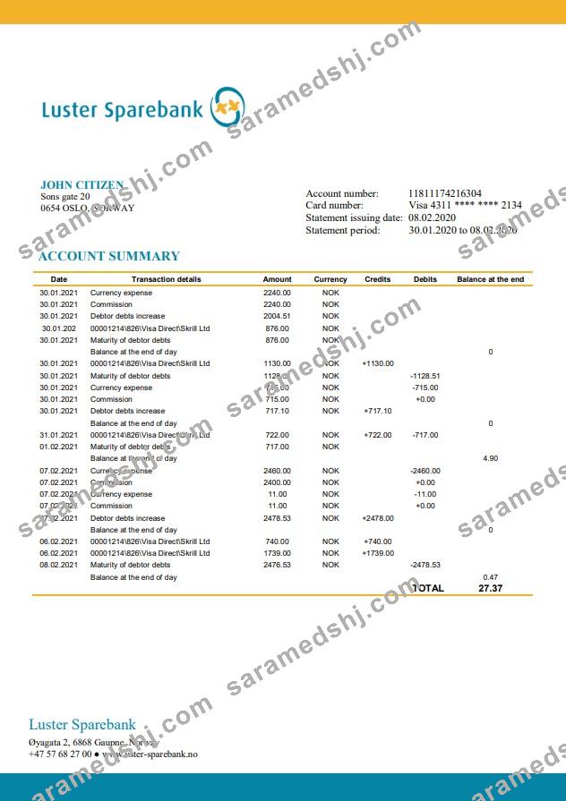 Norway Luster Sparebank